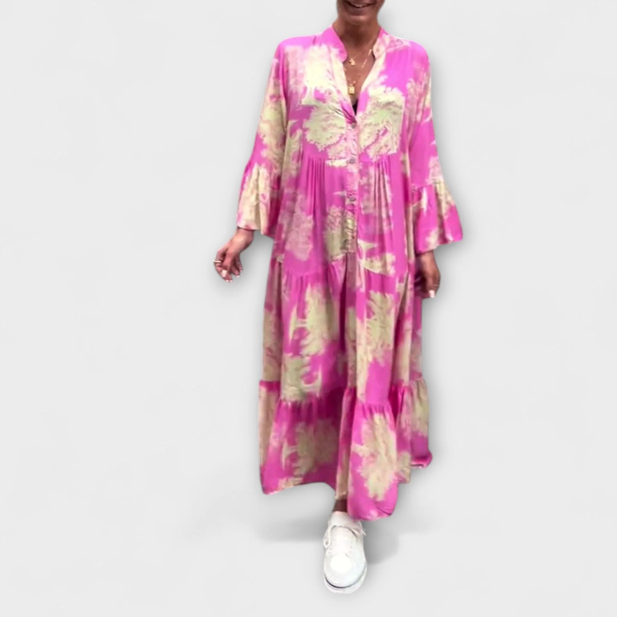 Nerina - Elegantes Maxikleid mit Blumenmuster - Image 4