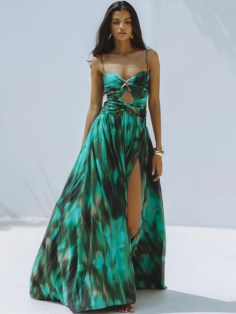 Neris | Maxikleid Mit Cut-Out Und Seestern-Detail - Image 4
