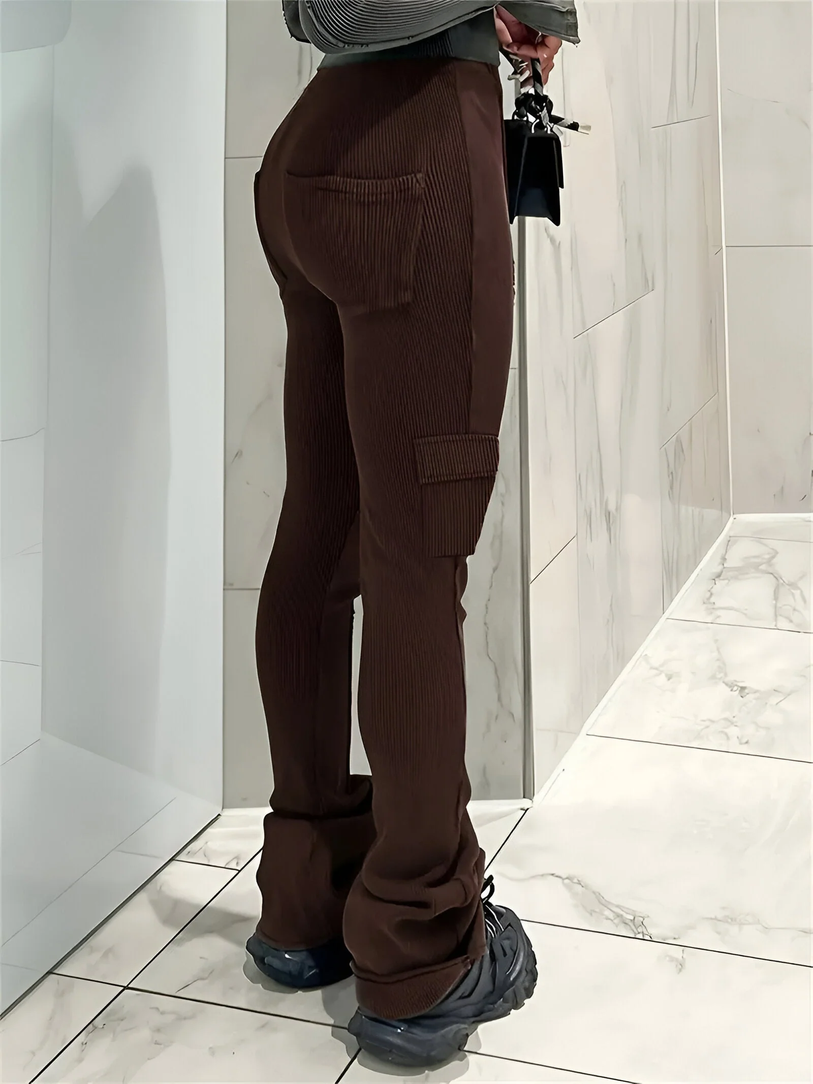 Nicole | Bequeme High-Waist Flare-Leggings - Image 3