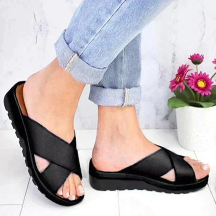 Nicole | Damen Sommer Orthopädische Stil Sandalen - Image 4