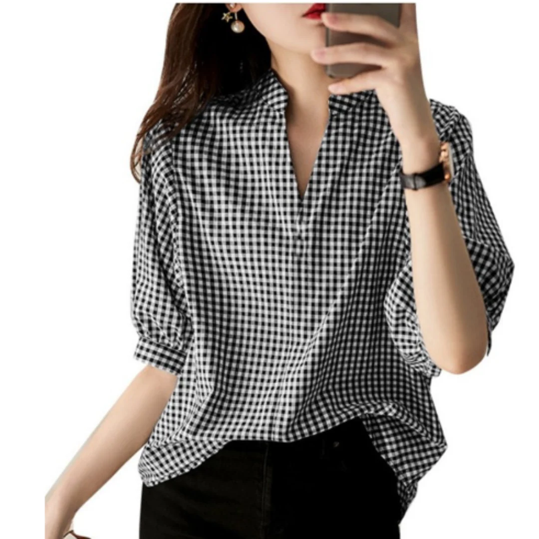 Nicole - Oktoberfest-Bluse mit V-Ausschnitt für Damen - Image 3