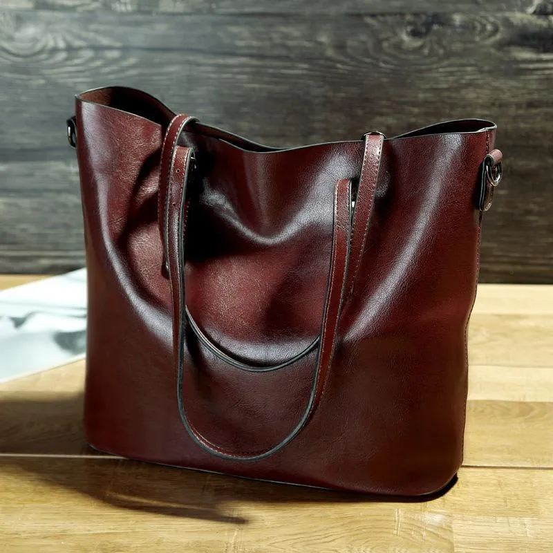 Nicole | Vintage Leder-Schulterhandtasche - Image 5