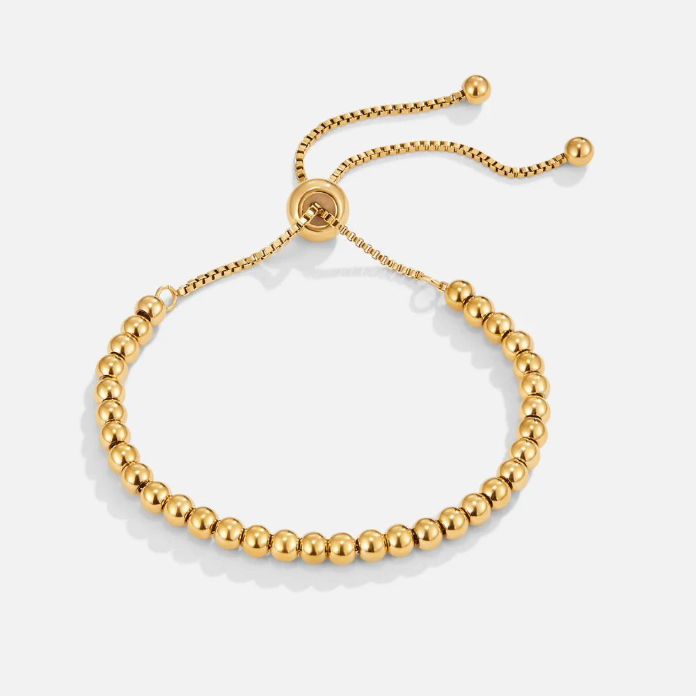 Nila Perlenarmband aus Gold - Image 5