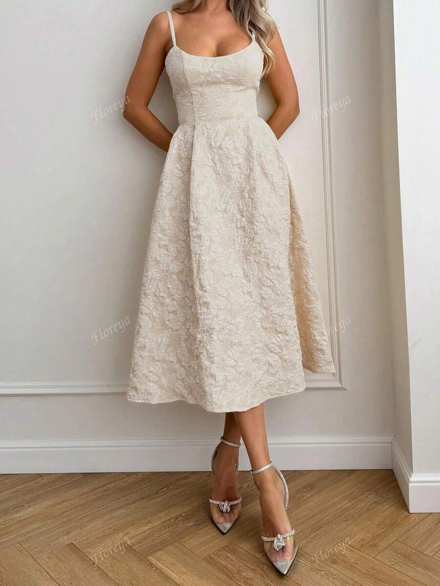 Nina – Elegantes Midi-Kleid Für Hochzeit Sommer - Image 4