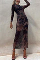 Nina™ | Mesh Langärmliges Kleid - Image 8