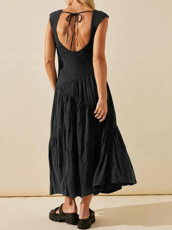 Niomi | Boho-Maxikleid mit quadratischem Ausschnitt - Image 4
