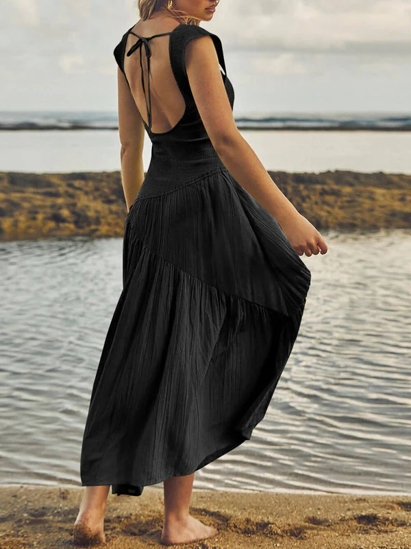 Niomi | Boho-Maxikleid mit quadratischem Ausschnitt - Image 5