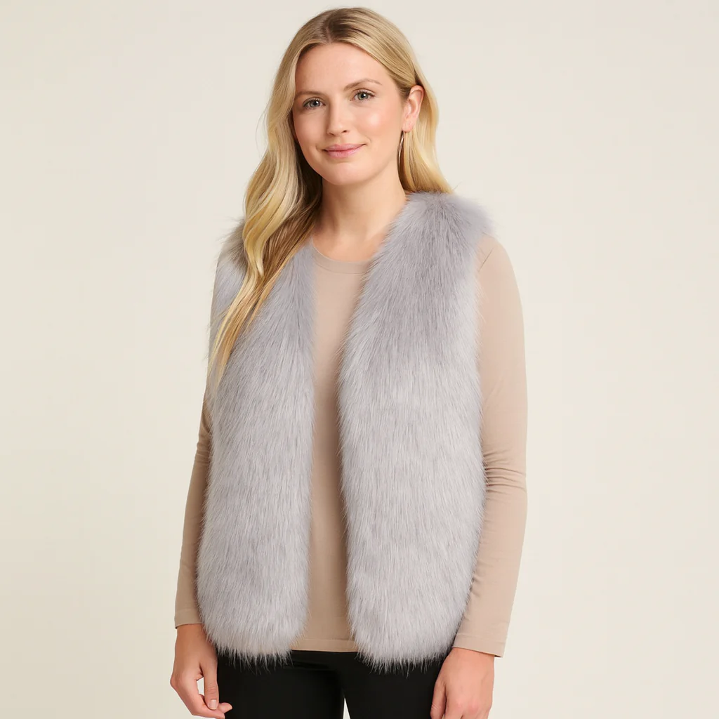 Noa – Damen Kunstfellweste Mit Weichem Finish - Image 10