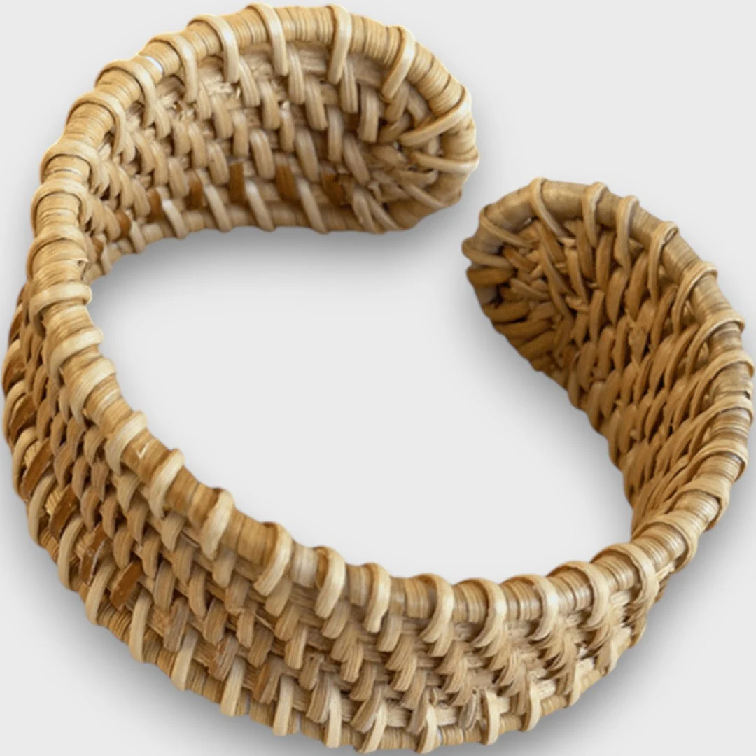 Noelia – Geflochtenes Rattan-Armband - Image 5
