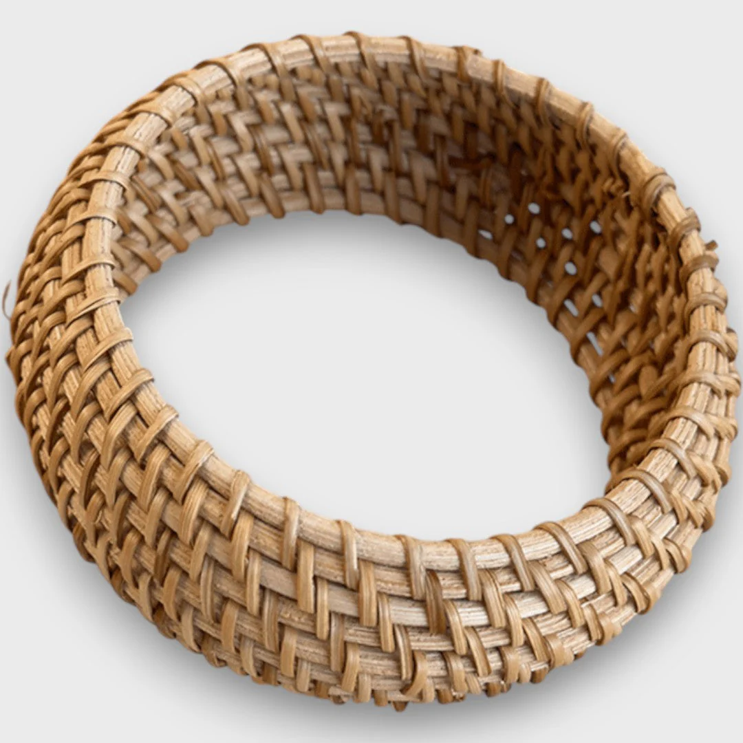 Noelia – Geflochtenes Rattan-Armband - Image 6