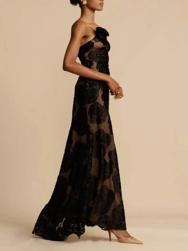 Noemi | Maxikleid mit Rosenblüten - Image 2