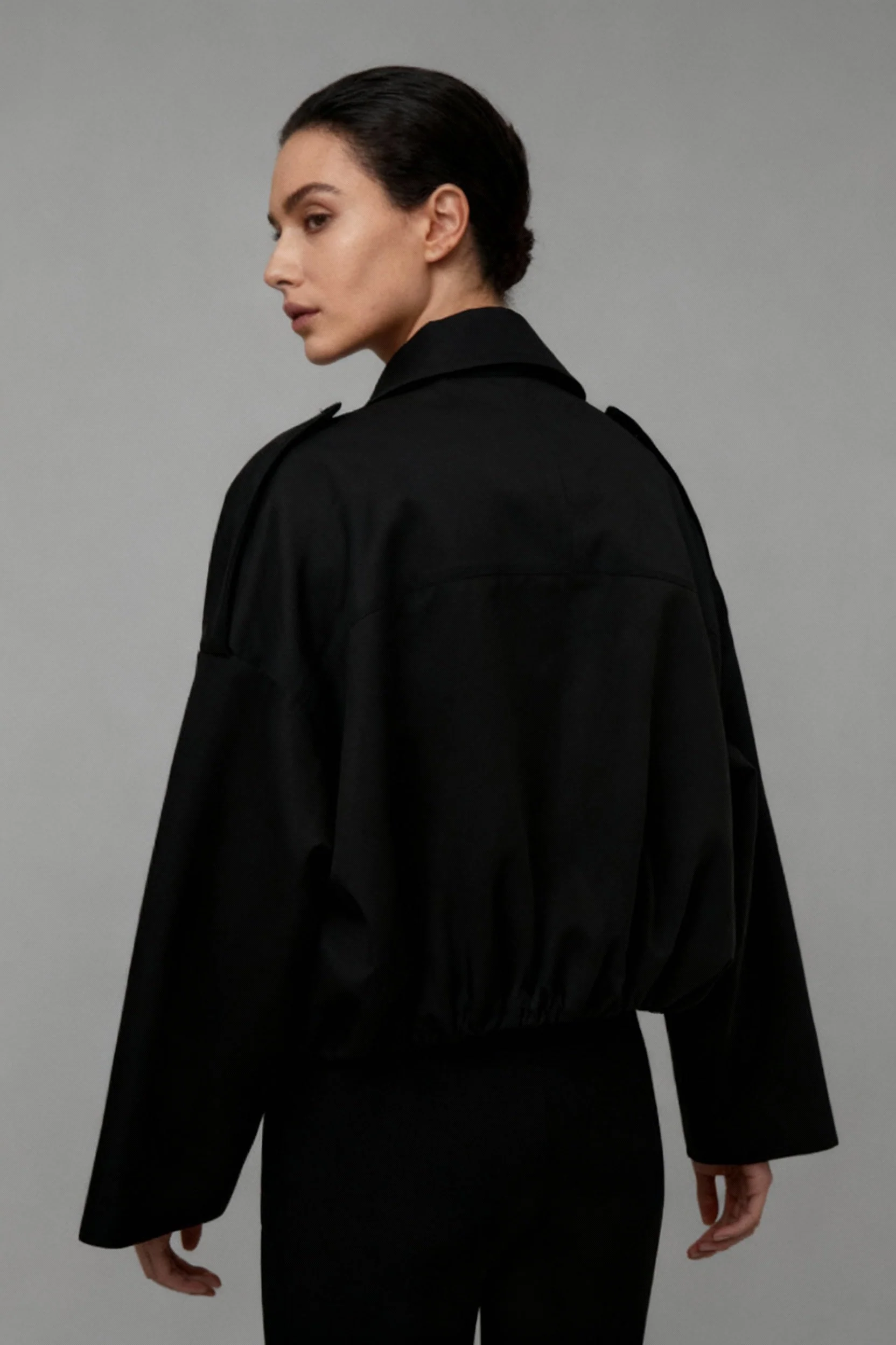 NOIR | SUEDE BOMBERJACKE - Image 2