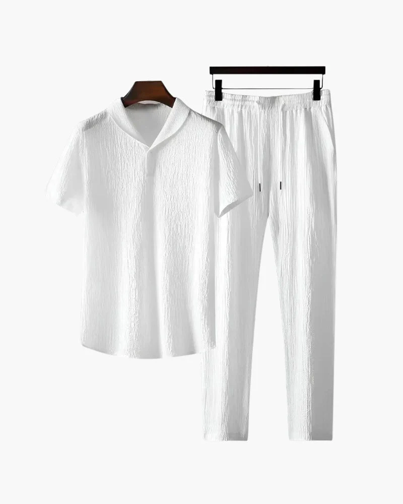 Nolan | Herren-Zweiteiler-Set Kurzarmshirt & Hose Sommer-Set - Image 5
