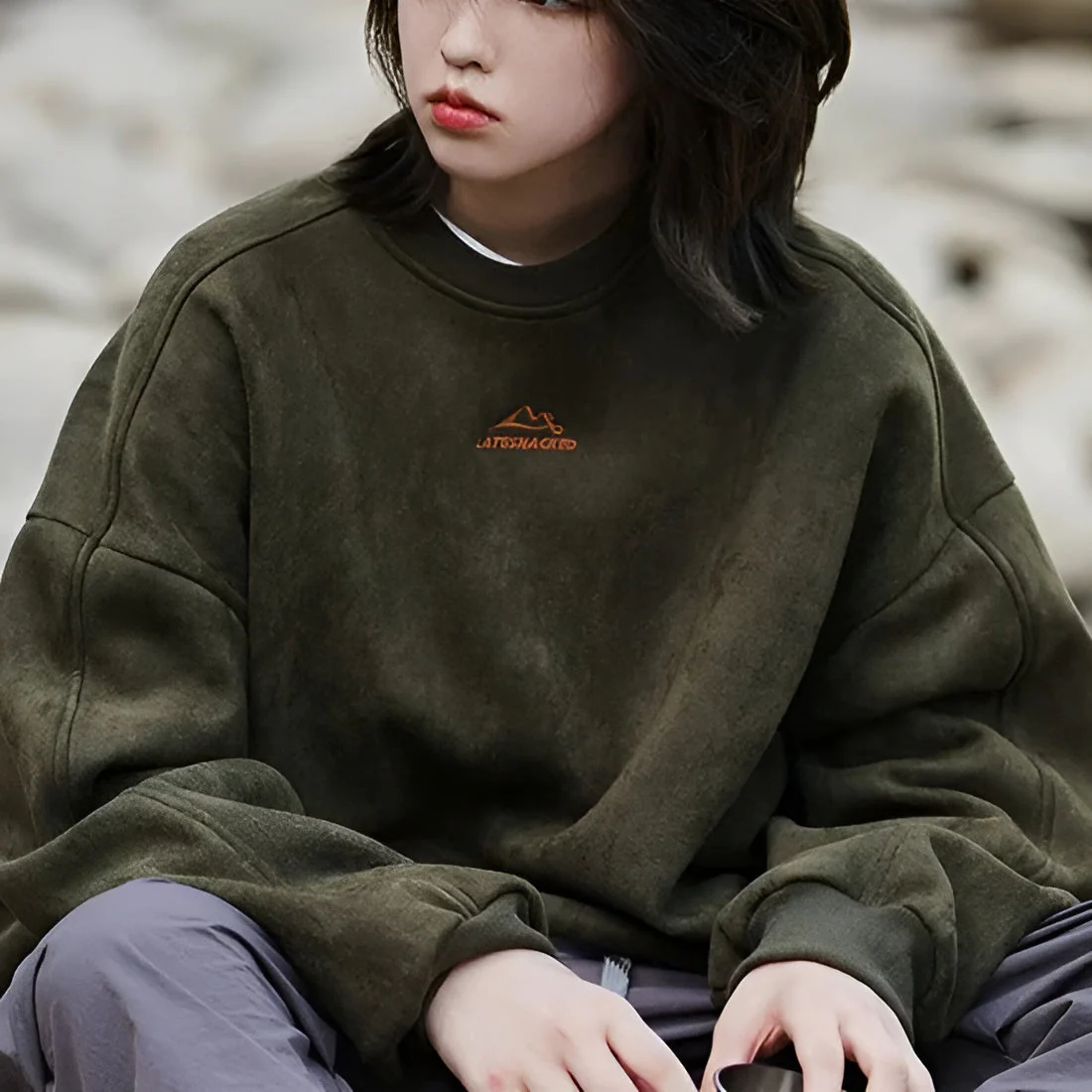 Nora – Lässiges oversized Damen Sweatshirt - Image 7