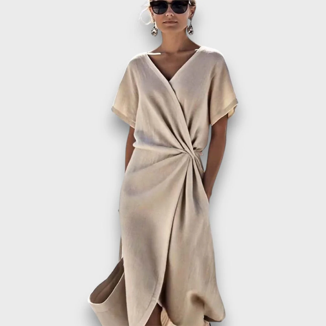 Noraya – Lockeres Kleid in Wickeloptik - Image 3