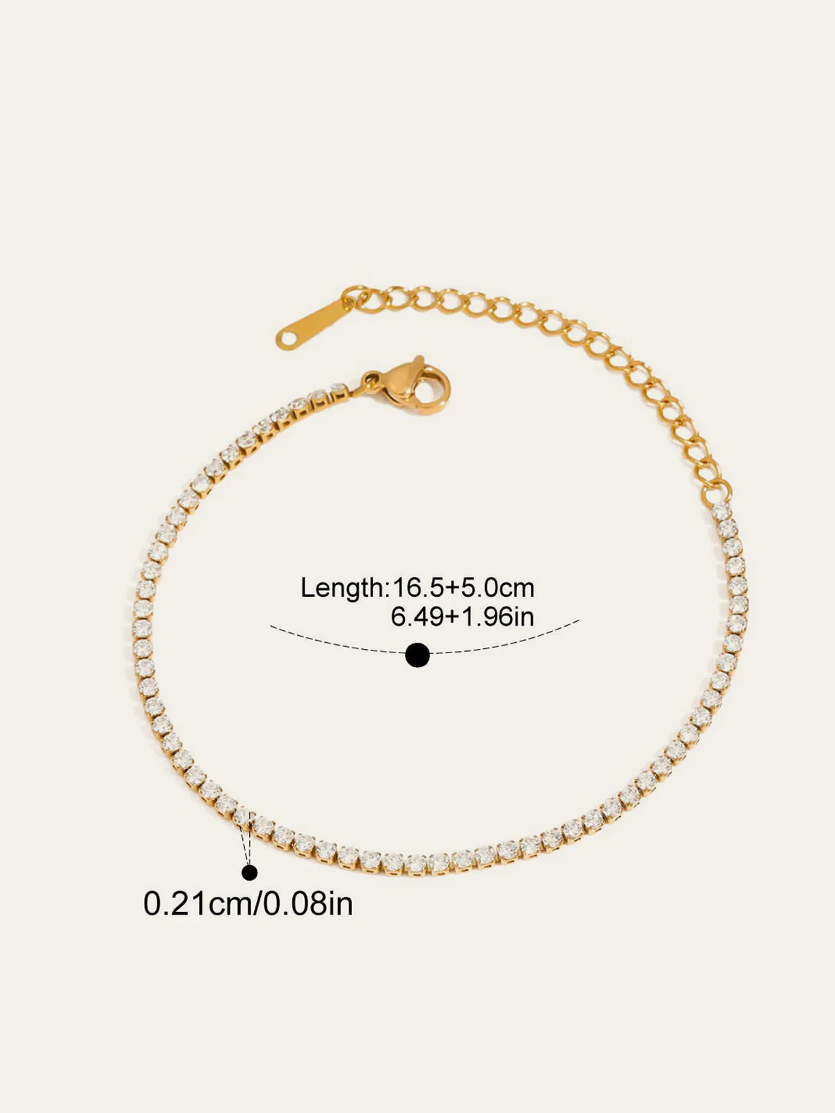 Norberta® | Cabaret-Armband Gold - Image 2