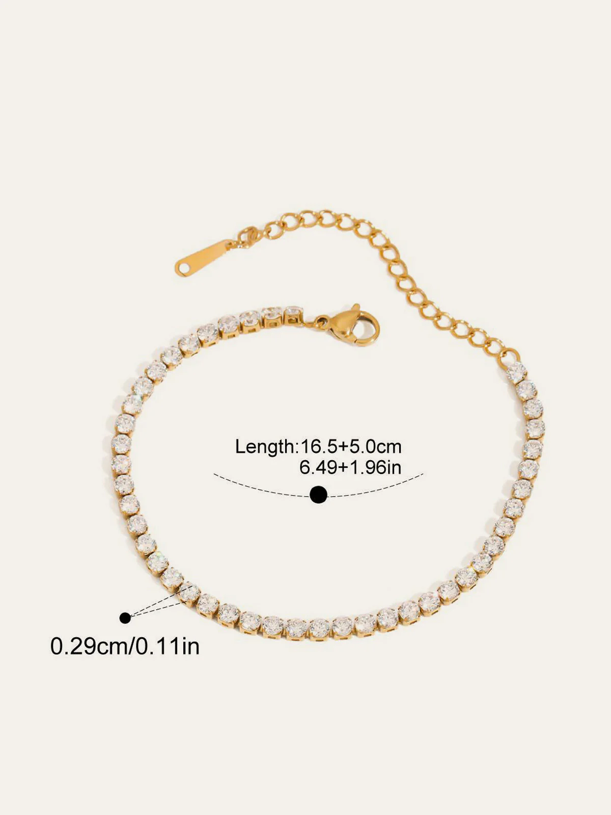 Norberta® | Cabaret-Armband Gold - Image 4