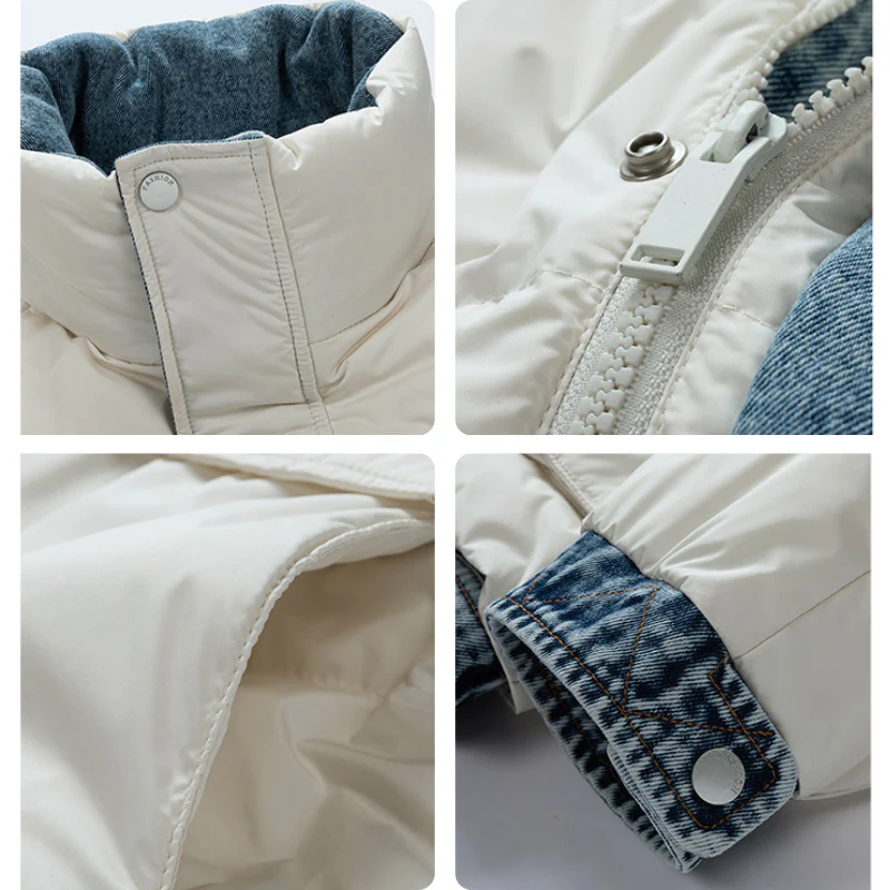 NORDIC SHIELD DENIM DOWN JACKET - Image 2