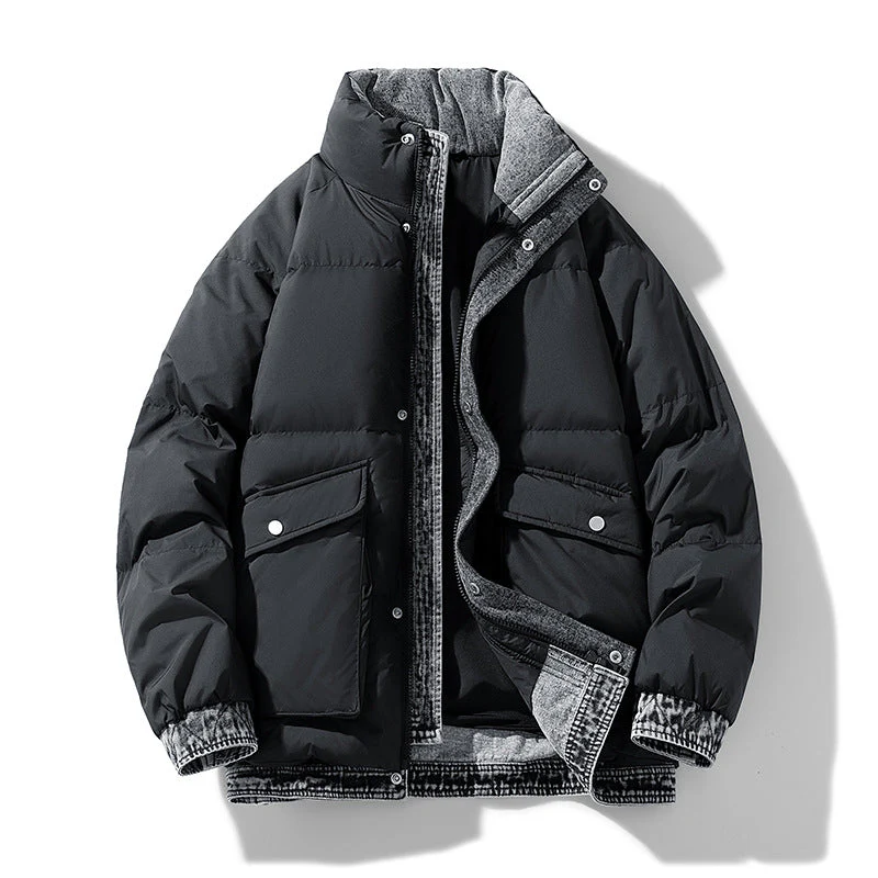 NORDIC SHIELD DENIM DOWN JACKET - Image 3