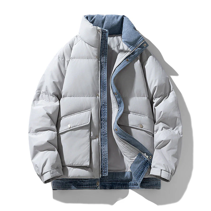 NORDIC SHIELD DENIM DOWN JACKET - Image 4