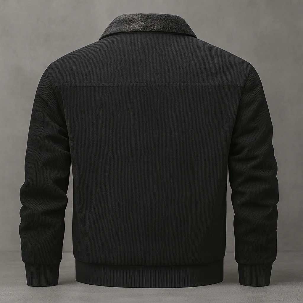 Nordine - Bomberjacke Mit Kunstfellkragen - Image 2