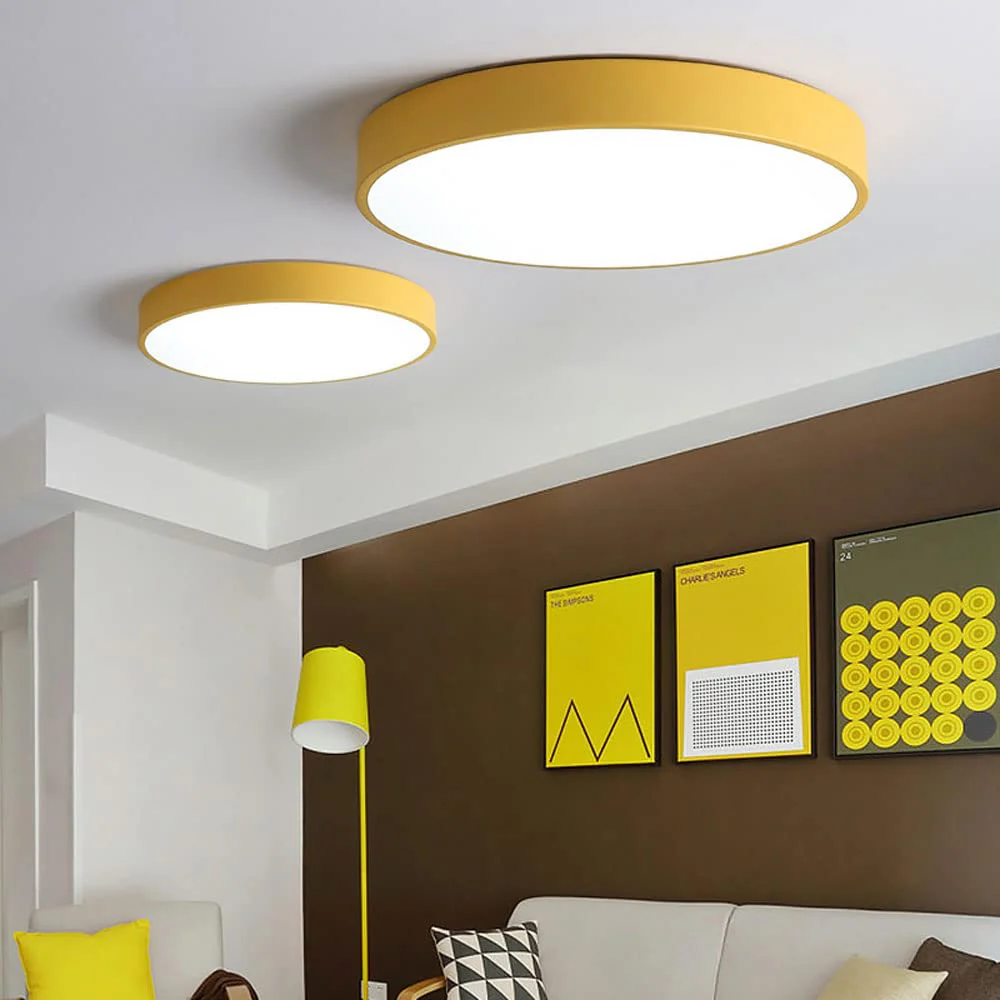 NordLuxe | Skandinavische runde LED-Deckenleuchten - Image 14