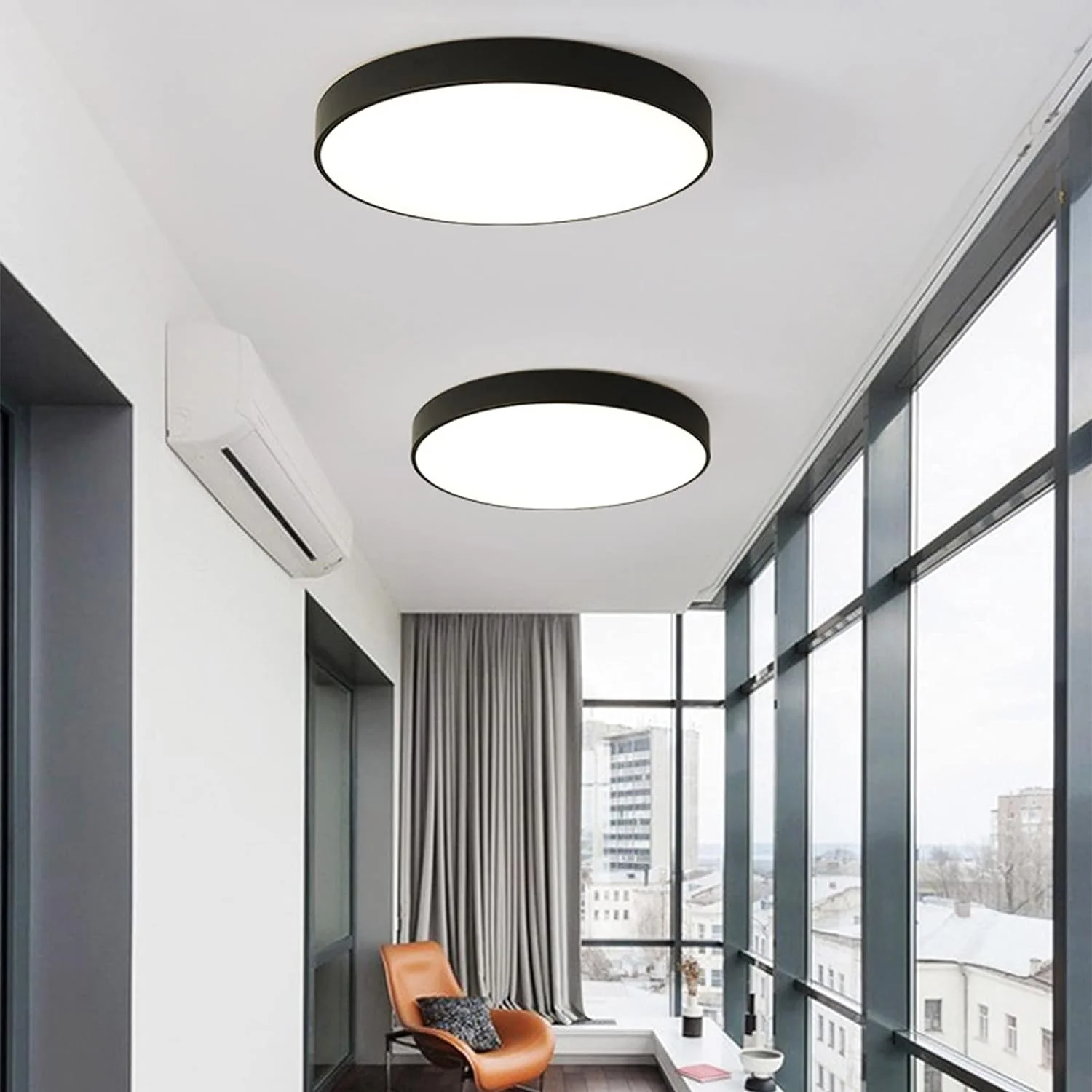 NordLuxe | Skandinavische runde LED-Deckenleuchten - Image 2