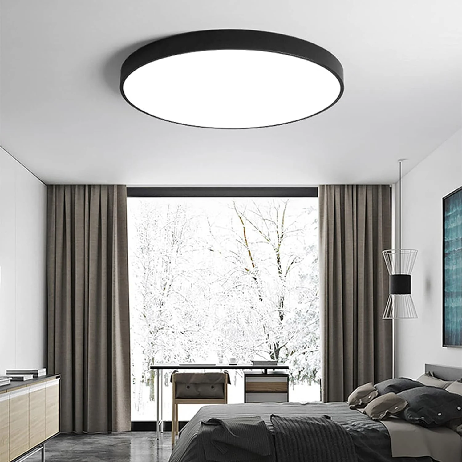 NordLuxe | Skandinavische runde LED-Deckenleuchten - Image 25