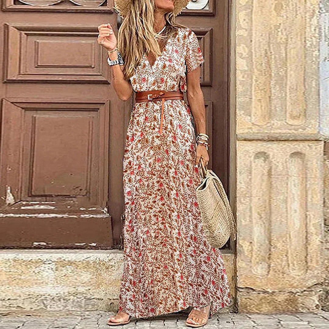 Noridel – Boho-Maxikleid mit Paisley-Print - Image 5