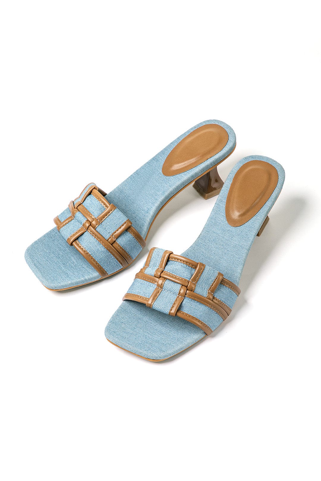 Nova | Trendige Denim Mules mit Blockabsatz – Eleganz trifft auf Komfort - Image 4