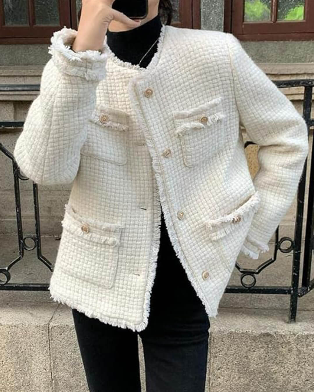 Novaria | Damen Casual Übergangsjacke Loose Fit Leichtgewicht - Image 7