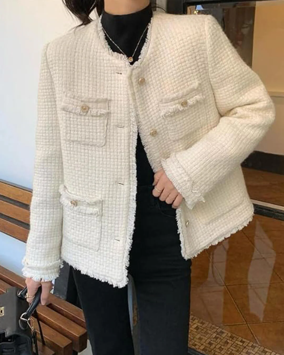 Novaria | Damen Casual Übergangsjacke Loose Fit Leichtgewicht - Image 8