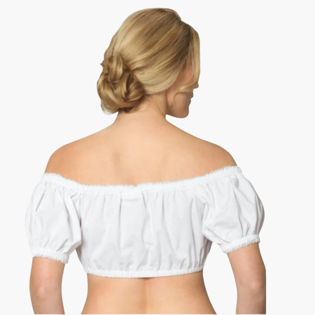 Off-Shoulder Dirndl Bluse für Damen - Oktoberfest 2025 - Image 2