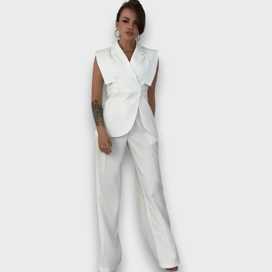 Olanda – Zweiteiler mit Oversize-Blazer und weiter Hose - Image 9