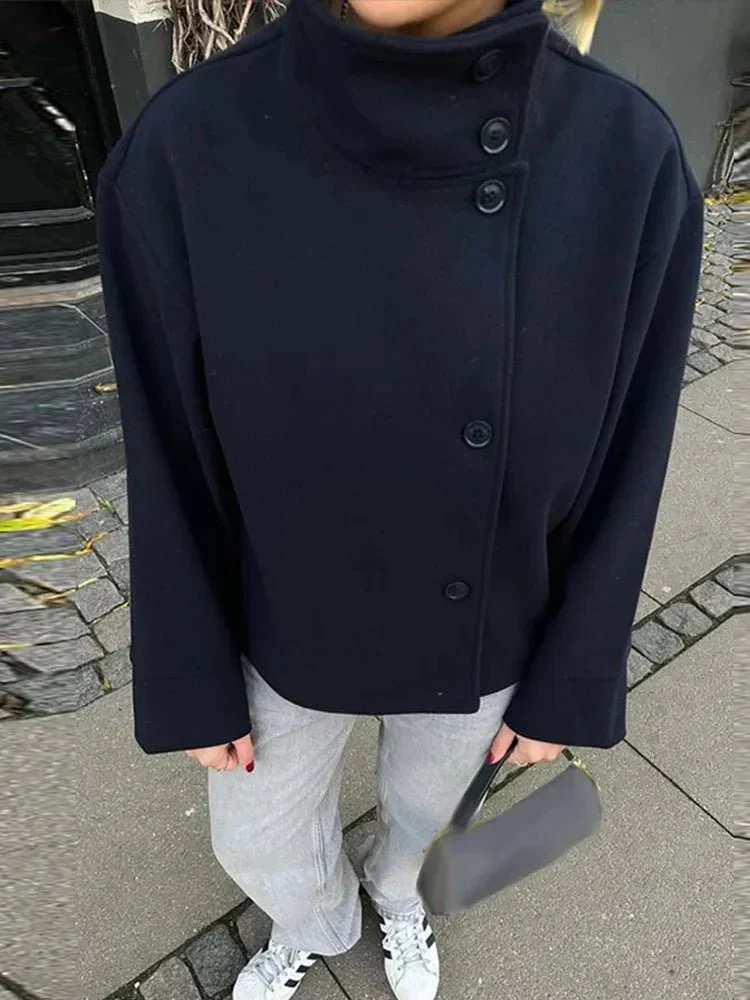 Olga | Kurze Damenjacke mit Stehkragen - Image 12
