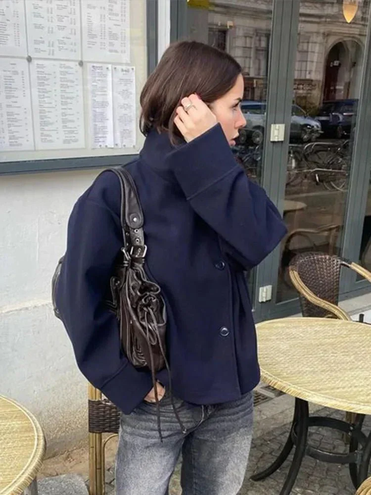 Olga | Kurze Damenjacke mit Stehkragen - Image 14
