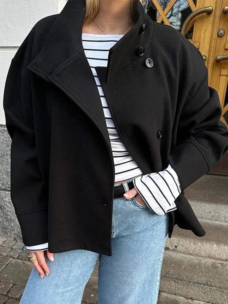 Olga | Kurze Damenjacke mit Stehkragen - Image 15