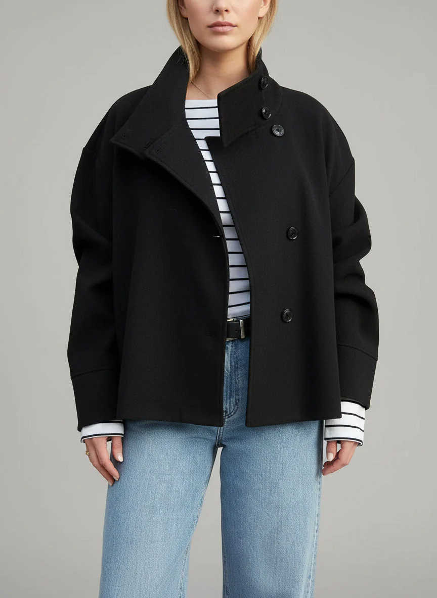 Olga | Kurze Damenjacke mit Stehkragen - Image 4