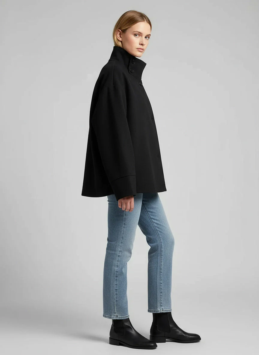 Olga | Kurze Damenjacke mit Stehkragen - Image 5