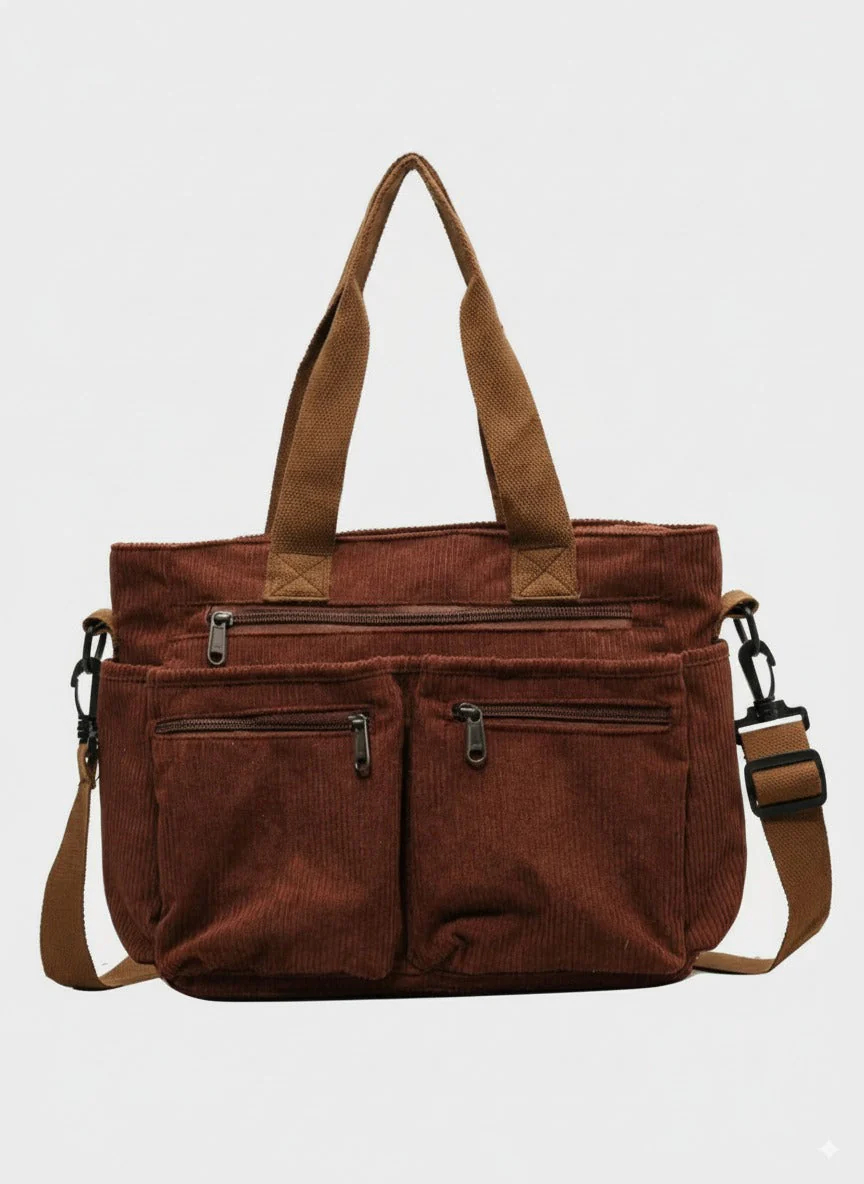 OLIVA Tote | Vielseitige und Stilvolle Tasche aus Hochwertigem Cord - Image 10