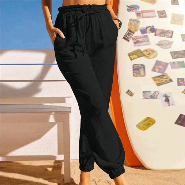 OLIVE - Hose mit Kordelzug - Image 3