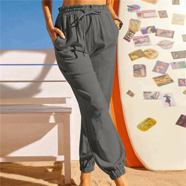 OLIVE - Hose mit Kordelzug - Image 5