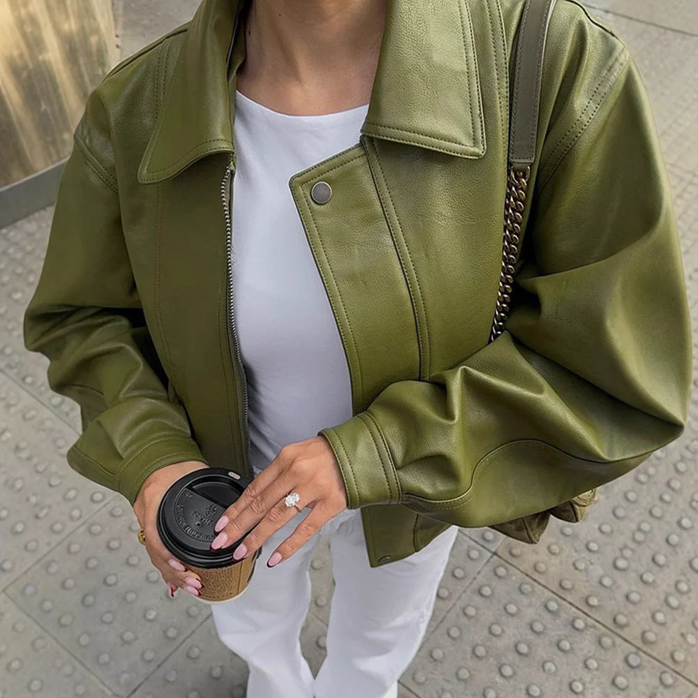 Olive | Oversized Jacke - Image 5