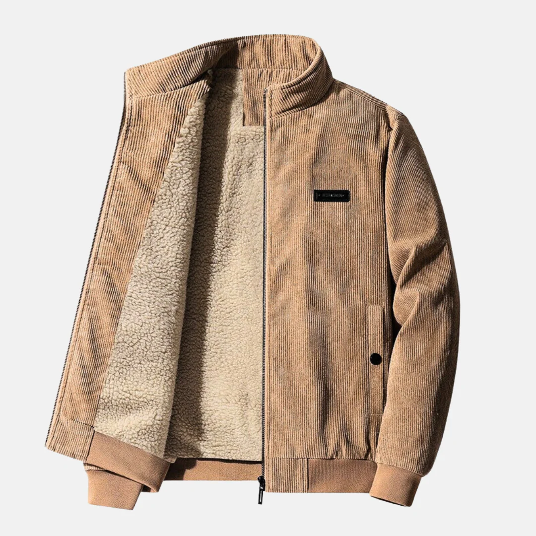 Oliver – Herren Cordjacke Mit Stehkragen - Image 3