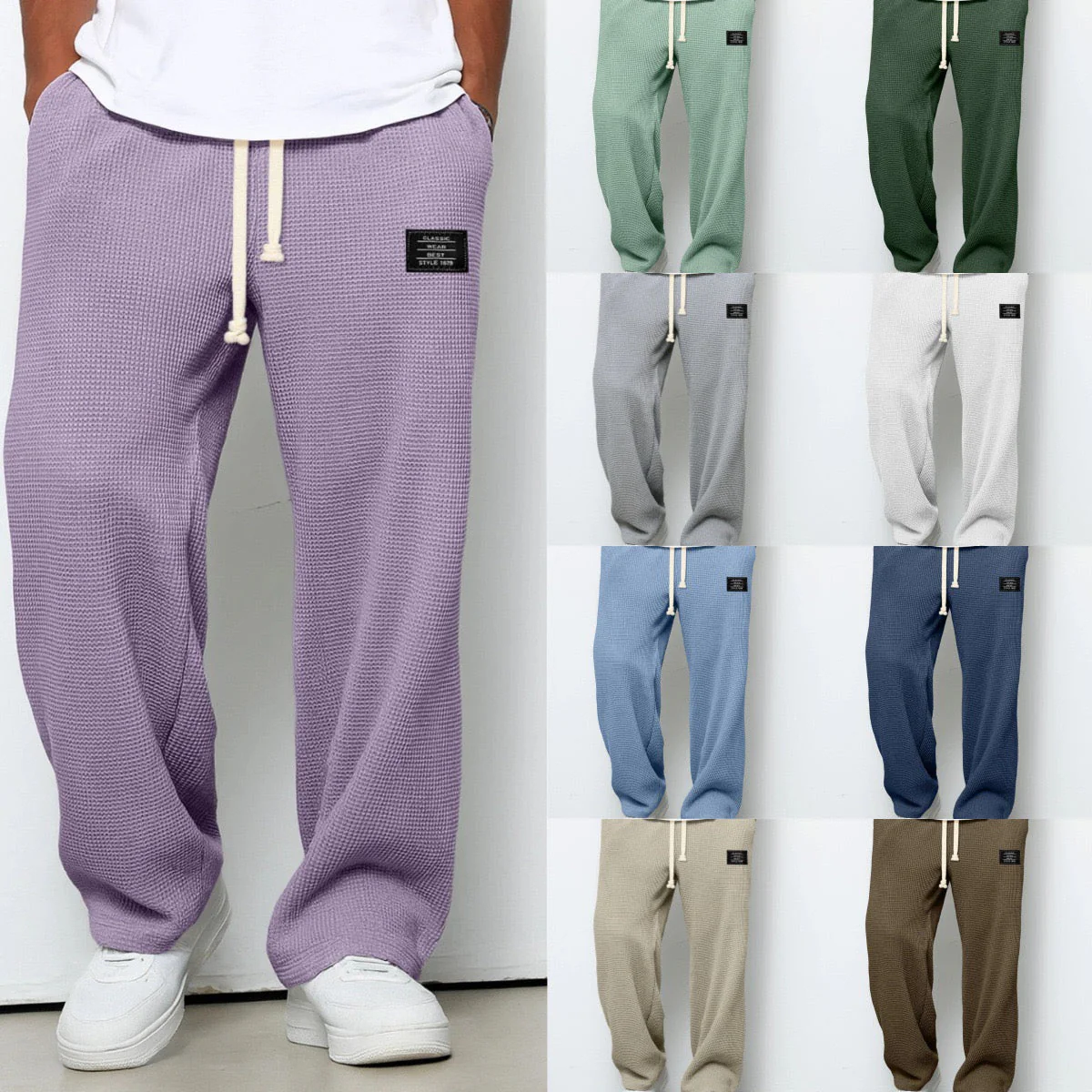 Oliver – Lässige Struktur Herren Freizeit Jogginghose - Image 2