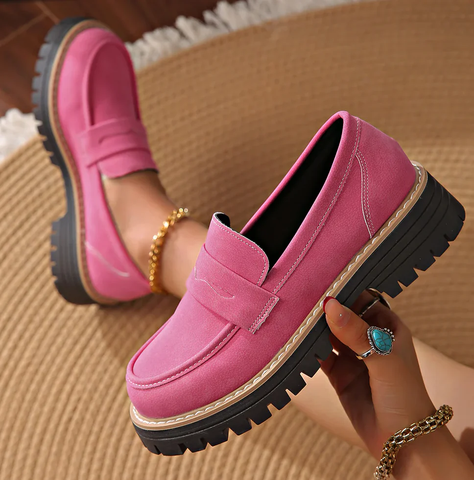 Olivia – Klassische Profilsohlen Damen Loafer - Image 18