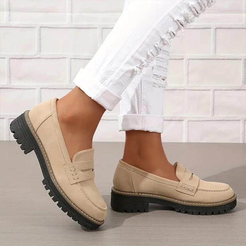 Olivia – Klassische Profilsohlen Damen Loafer - Image 2