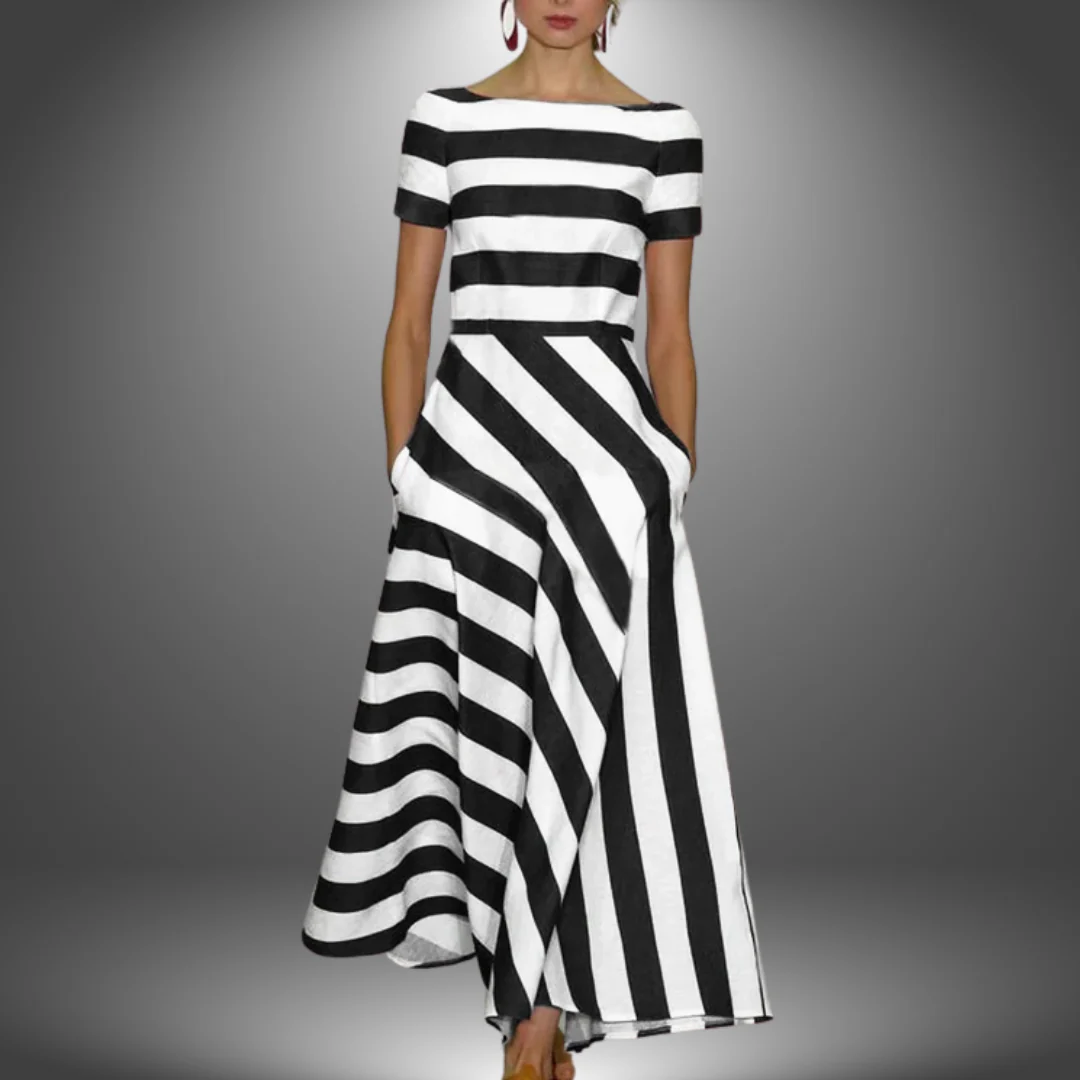 Olivia | Lässige, abstrakte Druckhose - Image 2