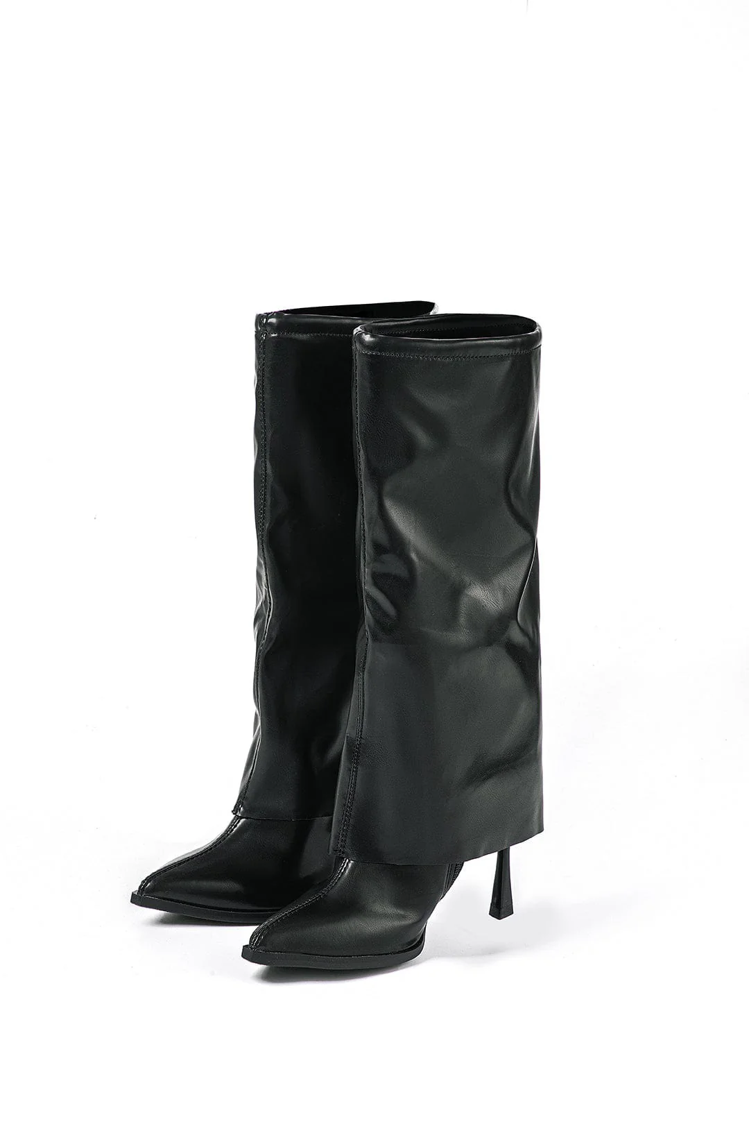 Olivia | Schwarze Designer-Stiefel mit einzigartigem Oversized-Look - Image 4