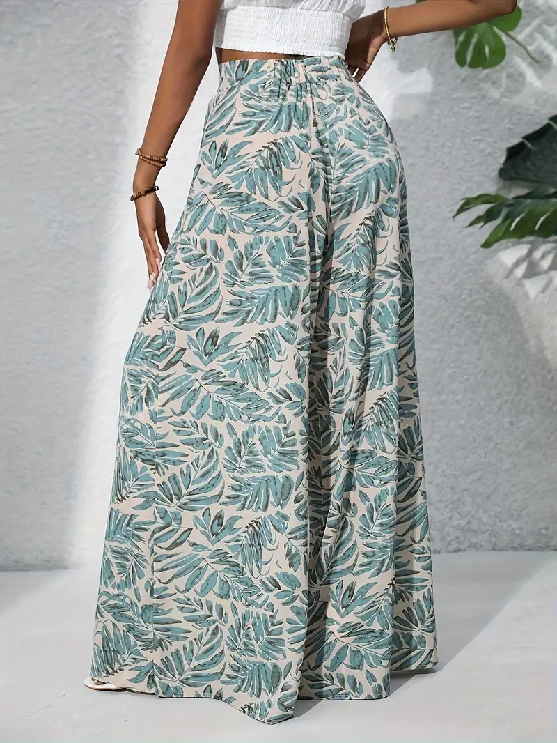 Onna – Palm Breeze Hose mit weitem Bein und hoher Taille - Image 2